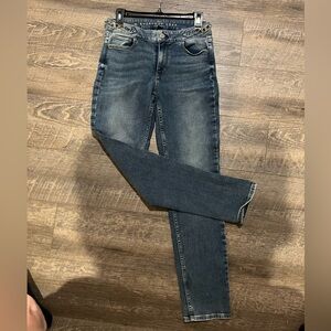 White House Black Market Dark Blue Skinny Jeans